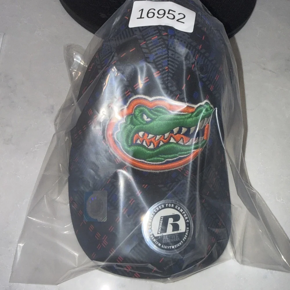 Florida Gators Hat Strap Back Blue gry blk  Plaid NCAA Football Mens College nwt